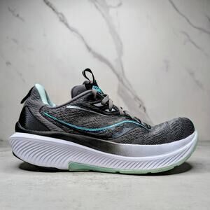 Saucony Echelon 9 Womens Running Shoes - US 7.5 Gray White Stability Trainer